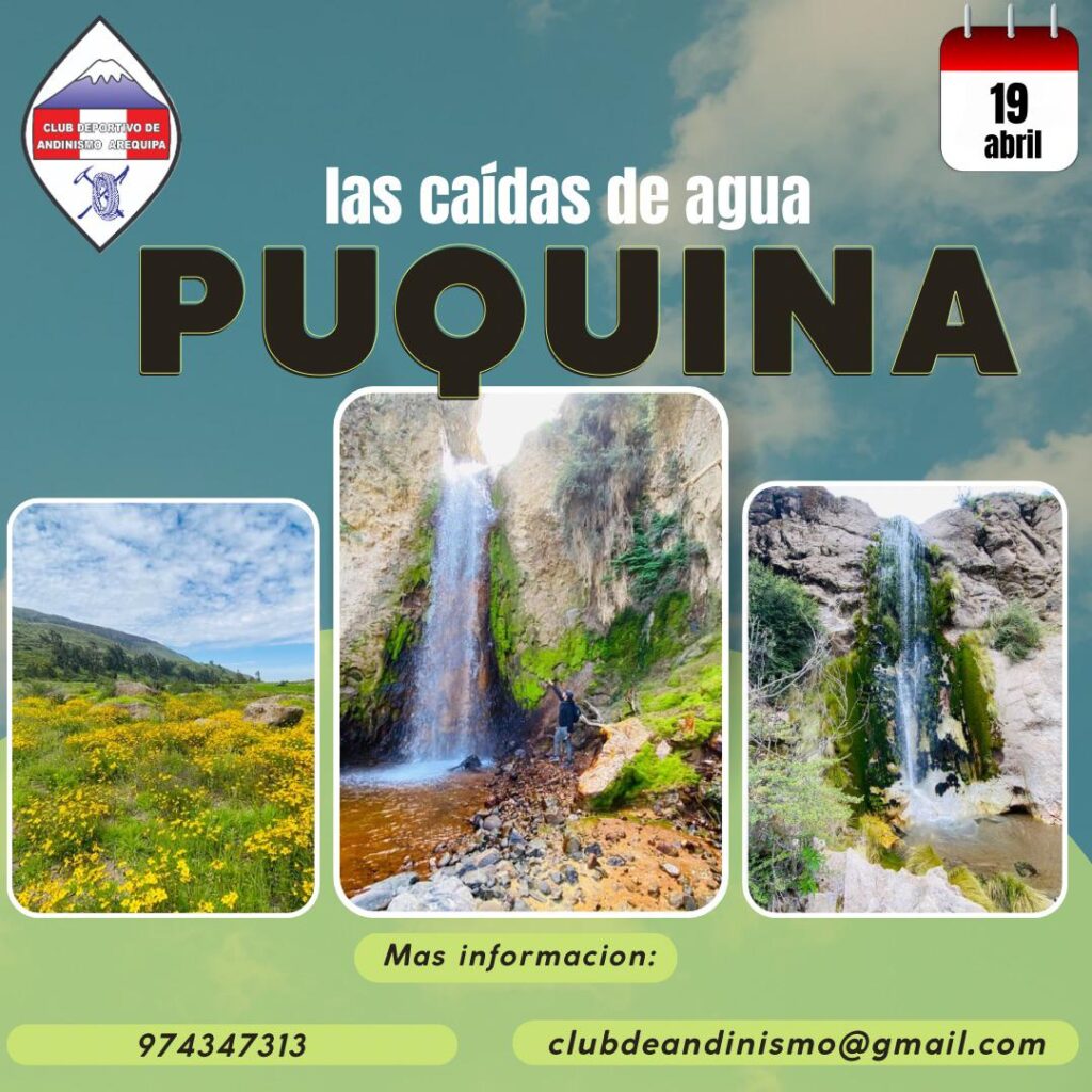caidas de agua puquina