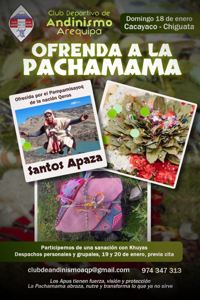 agradecimiento a la pachamama